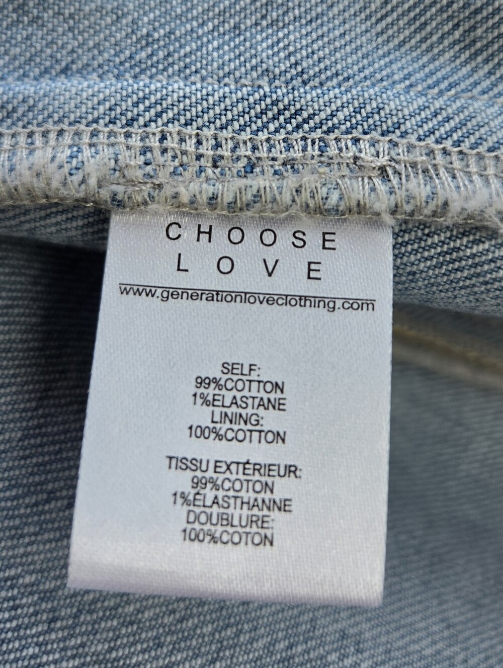 Generation Love Ophelia Denim Blazer M - Picture 9 of 9